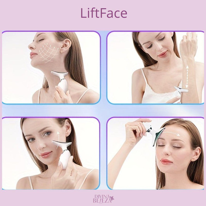 FaceLift - Renueva tu piel y revitaliza tu belleza con el Masajeador de Fototerapia.